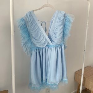 Tularosa Amelia Dress in baby blue